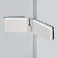 Душевой уголок Wasserkraft Aller 120x80см 10H06RWHITE профиль хром/белый, стекло прозрачное