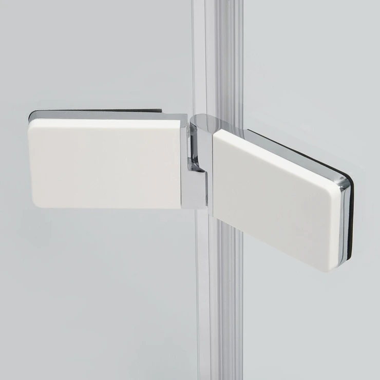 Душевой уголок Wasserkraft Aller 120x80см 10H06RWHITE профиль хром/белый, стекло прозрачное