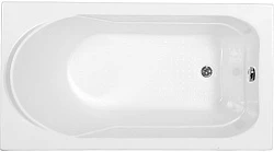 Акриловая ванна Aquanet West 130x70 со шторкой Aquanet Alfa 4 NF6222-pivot 204051 + 196049 белая