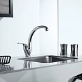 Смеситель для кухни Bravat Art F775109G-1 золото