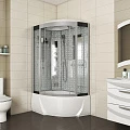 Душевая кабина Niagara Luxe 80x120см NGL-7712W L профиль серебро