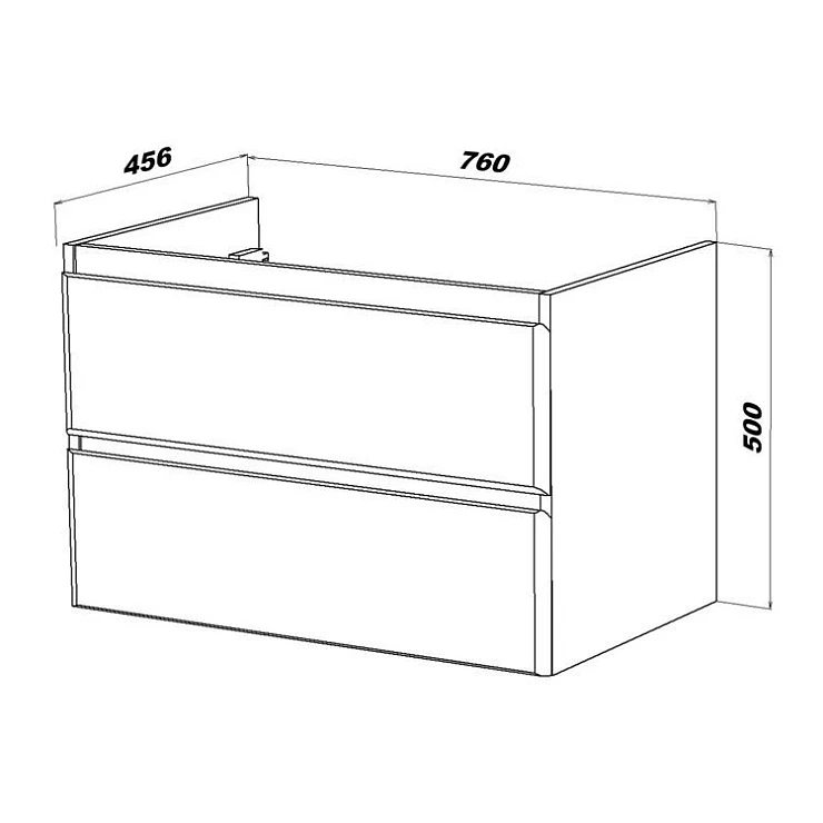 Тумба под раковину SanStar Arista 80 179.1-1.5.1. белая
