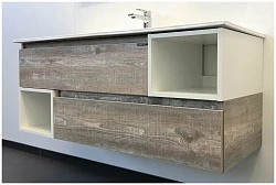 Тумба с раковиной Comforty Турин 120 00004137137CF дуб бежевый