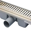 Душевой лоток AlcaPlast APZ101 300 с опорами, хром