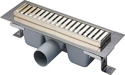 Душевой лоток AlcaPlast APZ101 300 с опорами, хром