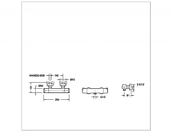 Смеситель для душа Bravat Nizza F9353387CP-01-RUS хром