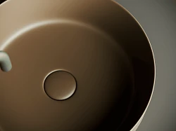 Раковина накладная Ceramica Nova Element CN6022MDB коричневый матовый