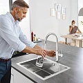 Смеситель для кухни Grohe Blue Home 31455000 хром
