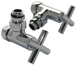 Вентиль для полотенцесушителя Aquanet 3/4" x 1/2" SMT8200SCH0405/2C