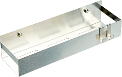 Полка Boheme Q 10965-NB с двумя крючками, никель браш