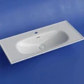 Раковина встраиваемая Ceramica Nova Sabo CN13003 белая глянцевая