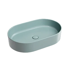Раковина накладная Ceramica nova Element 600*380*122мм CN6048MLG зеленая матовая