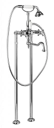 Напольный смеситель для ванны с душем Cezares GOLF-VDP2-02-M бронза