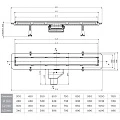 Душевой лоток Pestan Confluo Frameless Line 75 13701232 хром матовый