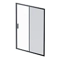 Дверь душевая в нишу AM.PM Gem 150см W90G-150-1-195BG профиль черный, стекло прозрачное/тонированное