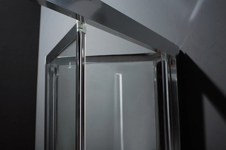 Душевой уголок Cezares Porta 80x80см PORTA-D-A-11-80-C-Cr профиль хром, стекло прозрачное