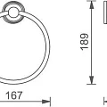 Полотенцедержатель Aquanet 4680