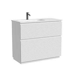 Тумба под раковину Sancos Folk Floor 100 FL100FLW левая, напольная, Bianco