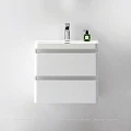 Тумба с раковиной BelBagno Energia-N 60 белая глянцевая