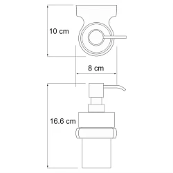 Дозатор Wasserkraft Berkel K-6899 хром