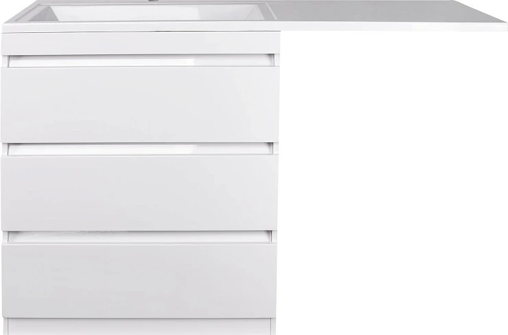 Тумба под раковину Style Line Даллас 150 СС-00002305 белый глянец