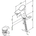 Смеситель для раковины AM.PM Spirit 2.0 F70A82100 хром