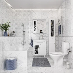Зеркало DIWO Муром L, 65 MUR.Z.65/P/W с подсветкой