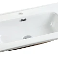 Тумба с раковиной Sancos Cento 100 белая глянцевая