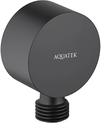 Шланговое подключение для душа Aquatek AQ2457MB черный матовый