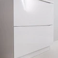 Тумба с раковиной BelBagno Marino 90 белая глянцевая