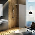 Душевая перегородка Ravak Walk-In Wall 110 (GW9WD0C00Z1) блестящий профиль прозрачное стекло