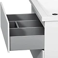 Тумба с раковиной AM.PM Gem 75 белый глянец