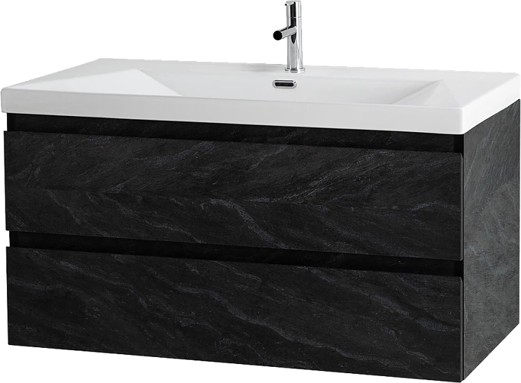 Тумба с раковиной Cezares Molveno 100 bianco ghiaccio