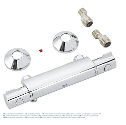 Термостатический смеситель Grohe Grohtherm 800 34558000 для душа, хром