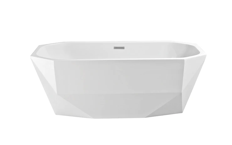 Акриловая ванна BelBagno 160x73x60 BB91-1600 белая глянцевая