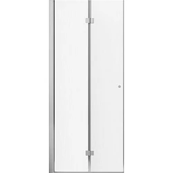 Душевая дверь в нишу BelBagno 100см ALBANO-60/40-C-Cr профиль хром, стекло прозрачное