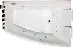 Акриловая ванна Orans 170x120 с гидромассажем BT-65100 XR белая глянцевая