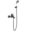 Смеситель для ванны с душем Aquatek Классик AQ1549MB матовый черный