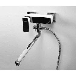 Универсальный смеситель Wasserkraft Aller 1062LWHITE хром / белый