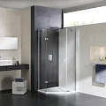 Душевой уголок Cezares Crystal 80x80см CRYSTAL-S-P-1-80-C-Cr-R профиль хром, стекло прозрачное