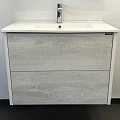 Тумба с раковиной Comforty Женева 75 00004137097CF дуб белый