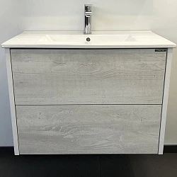 Тумба с раковиной Comforty Женева 75 00004137097CF дуб белый