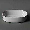 Раковина накладная Ceramica Nova Element CN5023 белая глянцевая