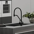 Смеситель для кухни Sancos Dora SC4003MB черный матовый