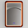 Зеркало ABBER Kristall AT6701Opal с подсветкой, коричневое