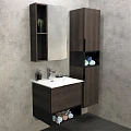 Тумба с раковиной Comforty Франкфурт 60 00004150530CF дуб шоколадно-коричневый