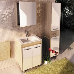 Тумба с раковиной Comforty Тулуза 60Д 00003129012CF сосна лоредо