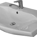 Тумба с раковиной Aquaton Ария М 80 белая