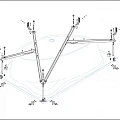 Каркас для ванны Cezares TEBE-MF-L