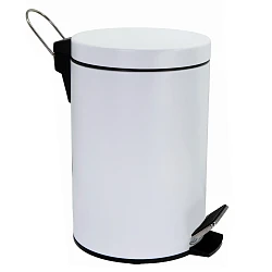 Ведро для мусора Wasserkraft Kammel K-8300 635WHITE 5L белое матовое